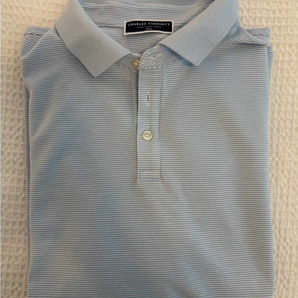 Charles Tyrwhitt Sky Blue Polo Shirt